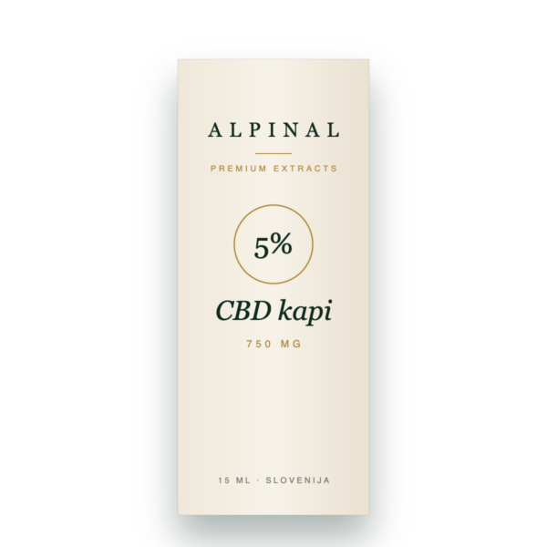 Alpinal 5 % CBD kapi 15 ml